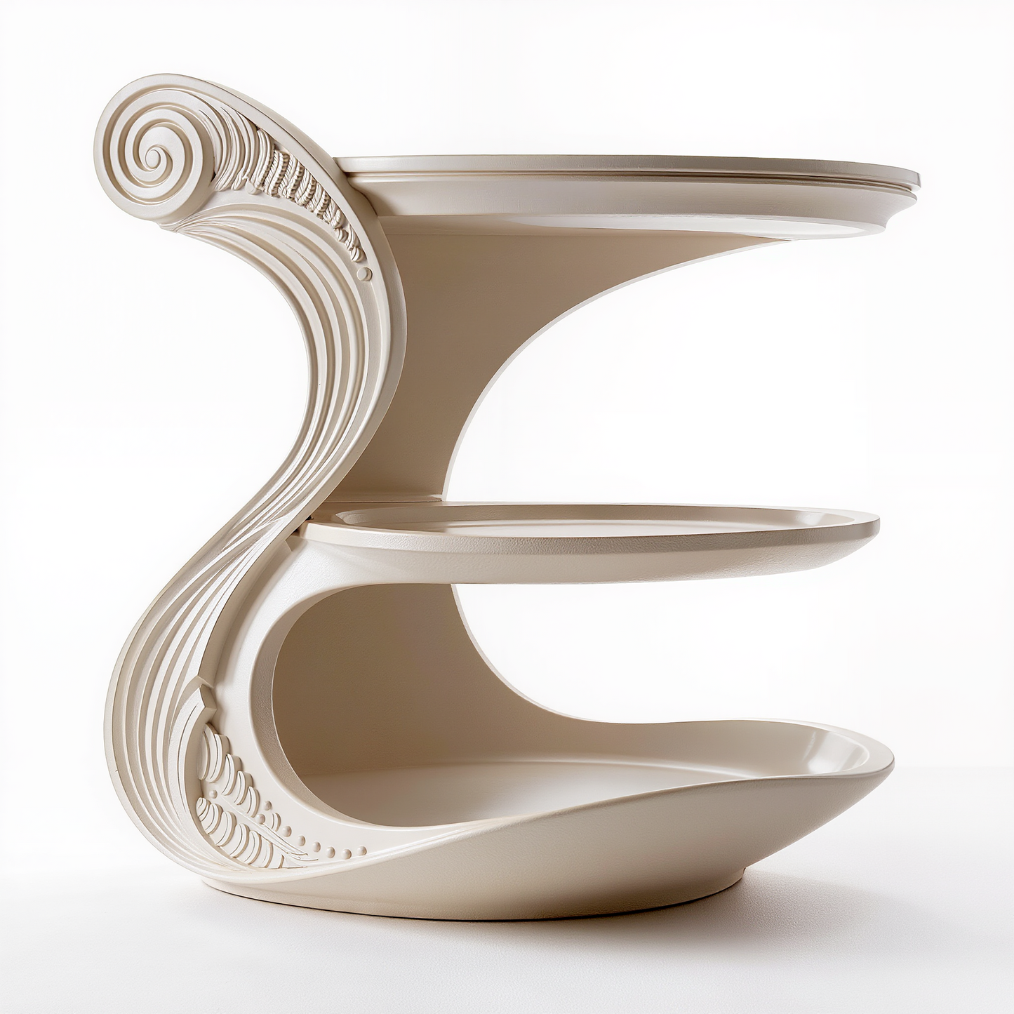 Spiral Elegance Tiered Display Stand