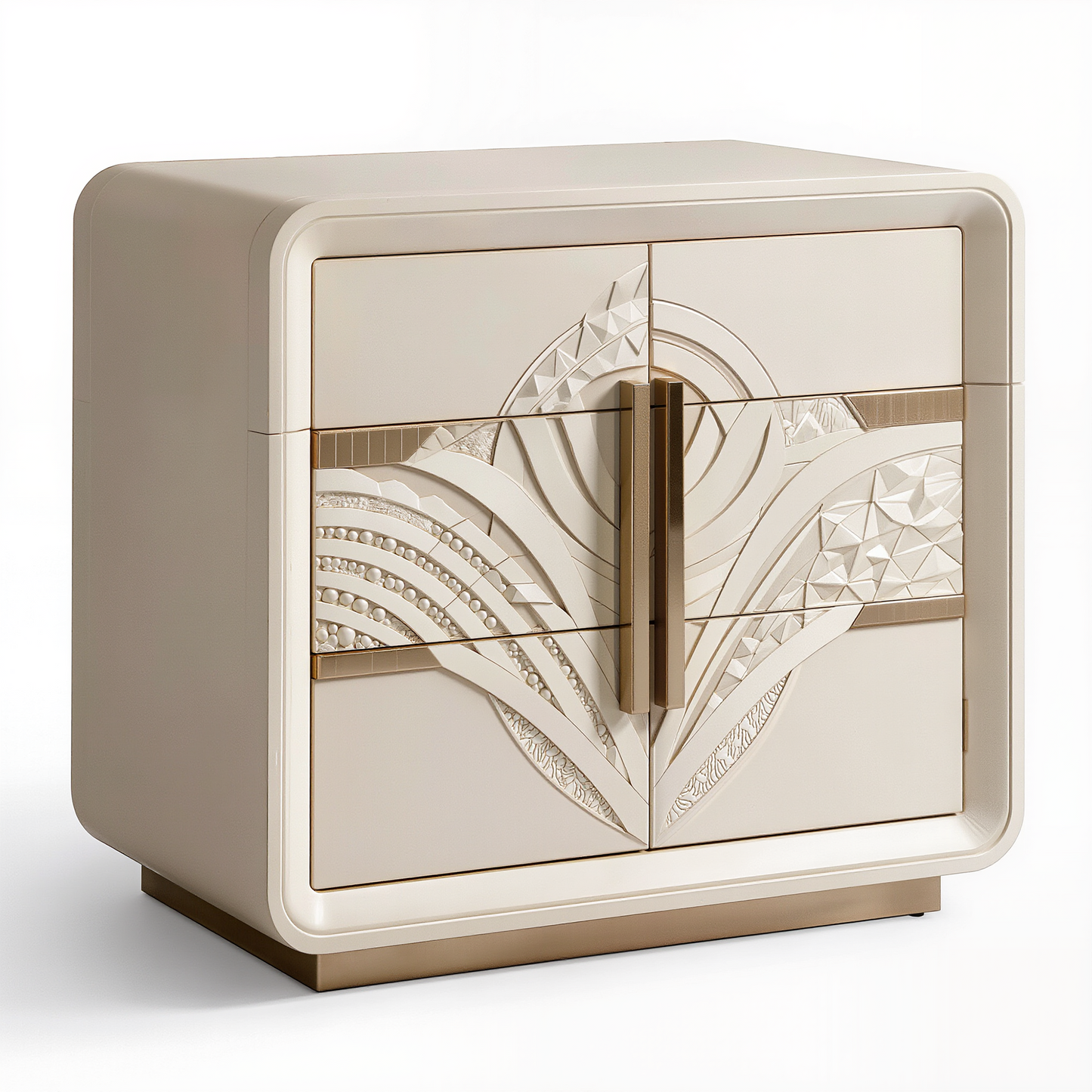 Art Deco-Inspired Storage Cabinet
