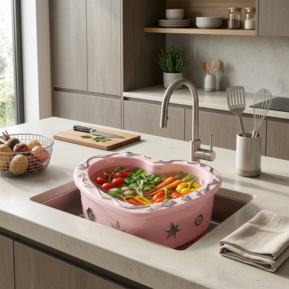 Heart-Shaped Decorative Storage Bowl