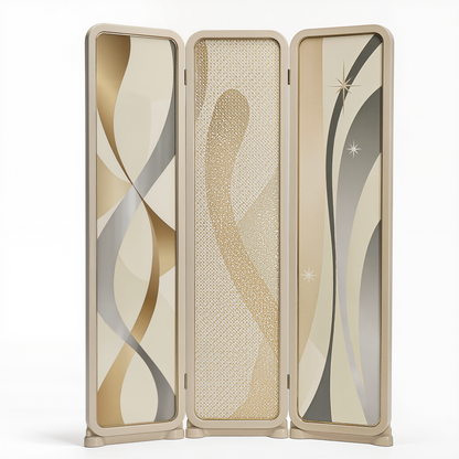 Modern Art Deco Folding Screen