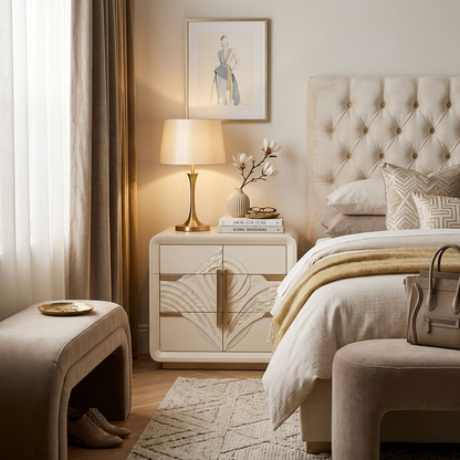 Art Deco-Inspired Storage Cabinet