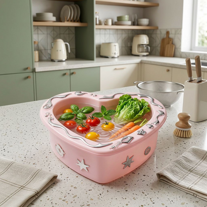 Heart-Shaped Decorative Storage Bowl