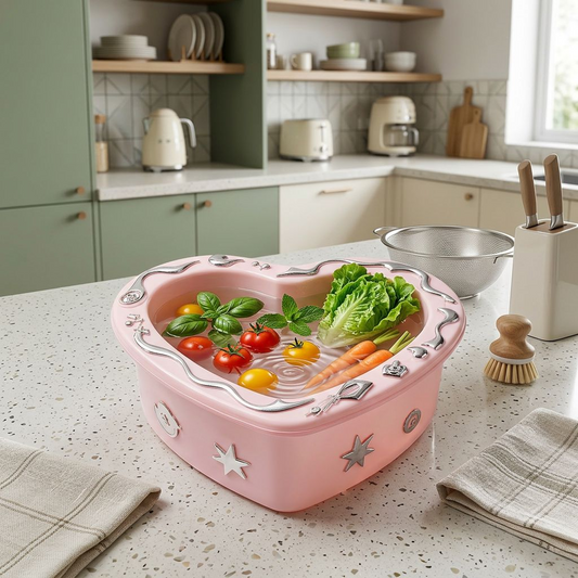 Heart-Shaped Decorative Storage Bowl