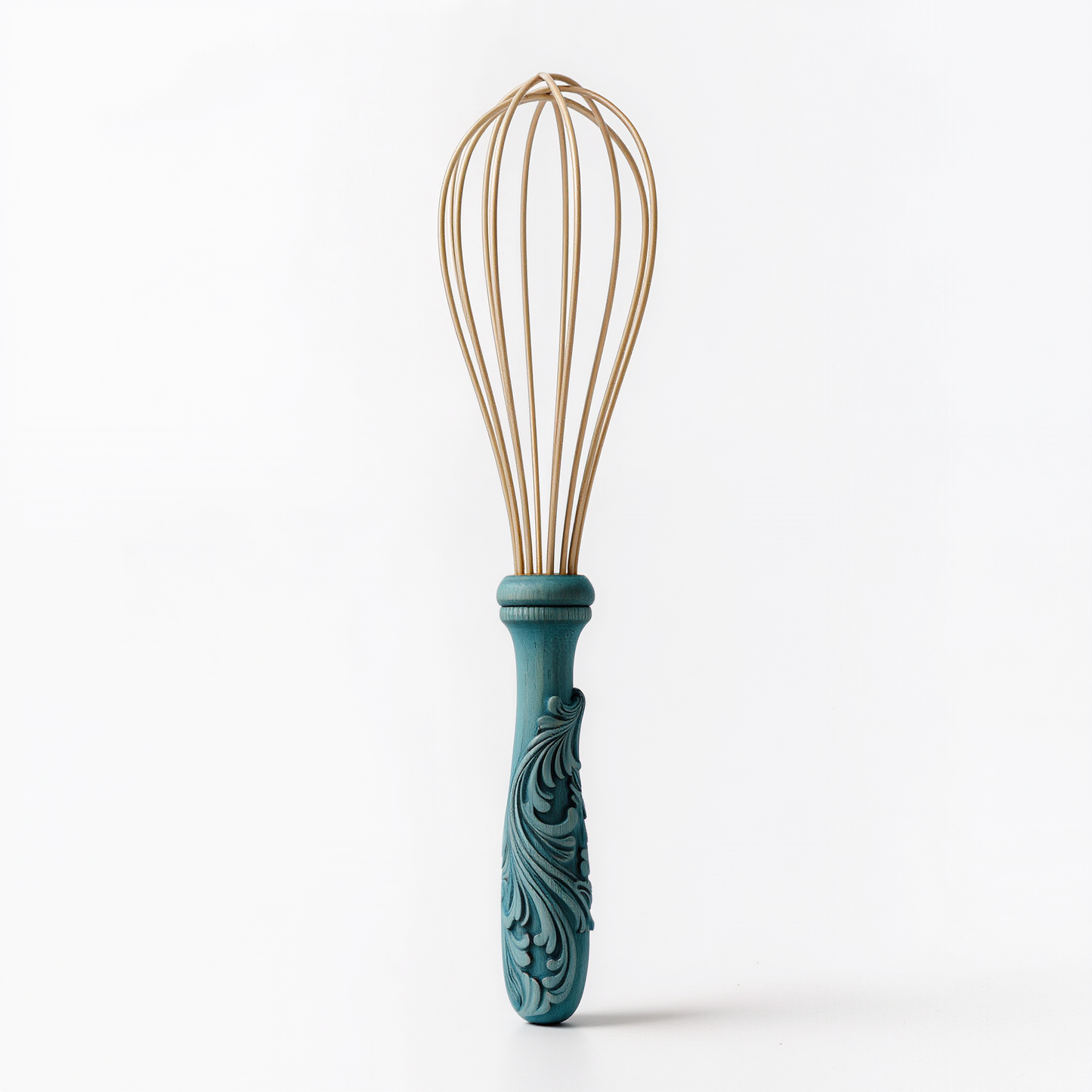 Vintage Whisk with Ornate Handle