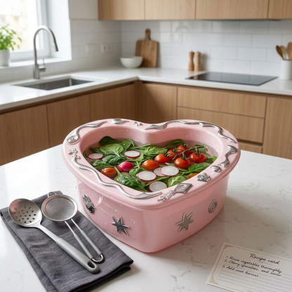 Heart-Shaped Decorative Storage Bowl