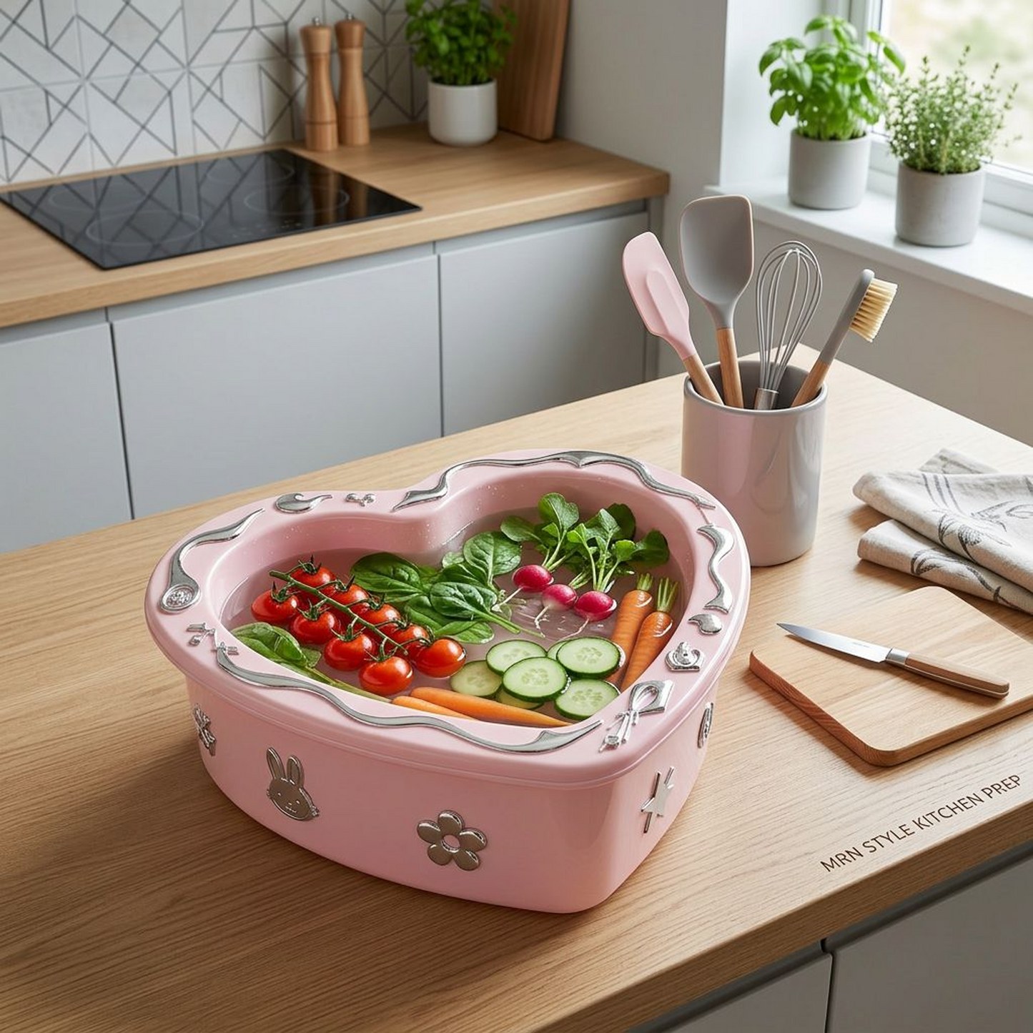 Heart-Shaped Decorative Storage Bowl